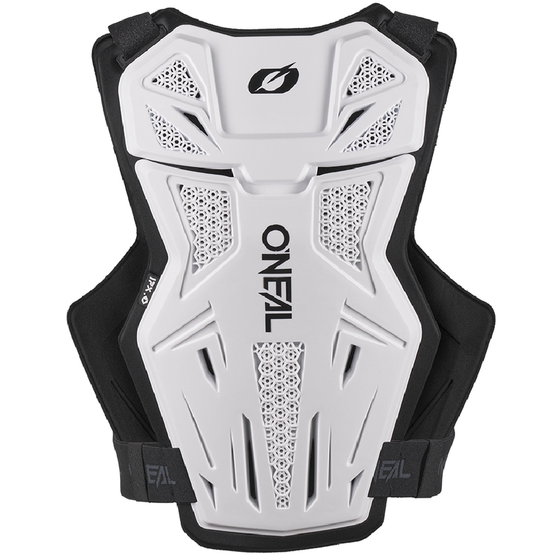 Protector de pecho para motociclista O'Neal Split Lite blanco