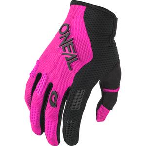 Guantes de motocross para mujer O´Neal Element Racewear negro-rosa