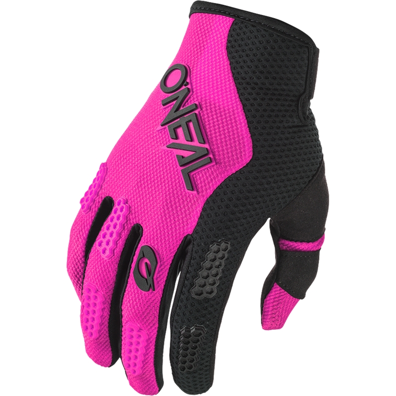 Guantes de motocross para mujer O´Neal Element Racewear negro-rosa