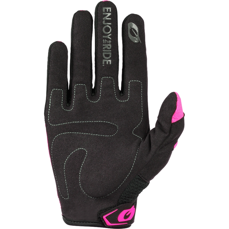 Guantes de motocross para mujer O´Neal Element Racewear negro-rosa