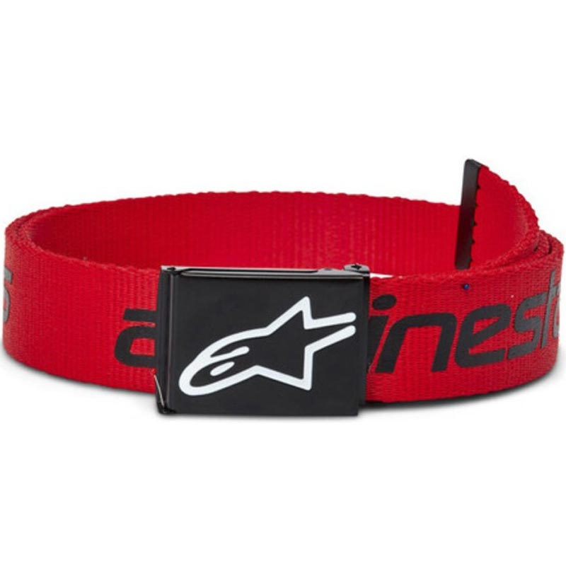 Cinturón Alpinestars Linear Web negro-rojo