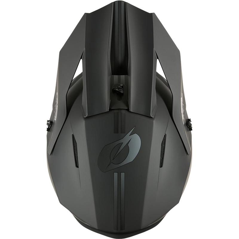 Casco de motocross infantil O'Neal 3SRS Solid negro mate
