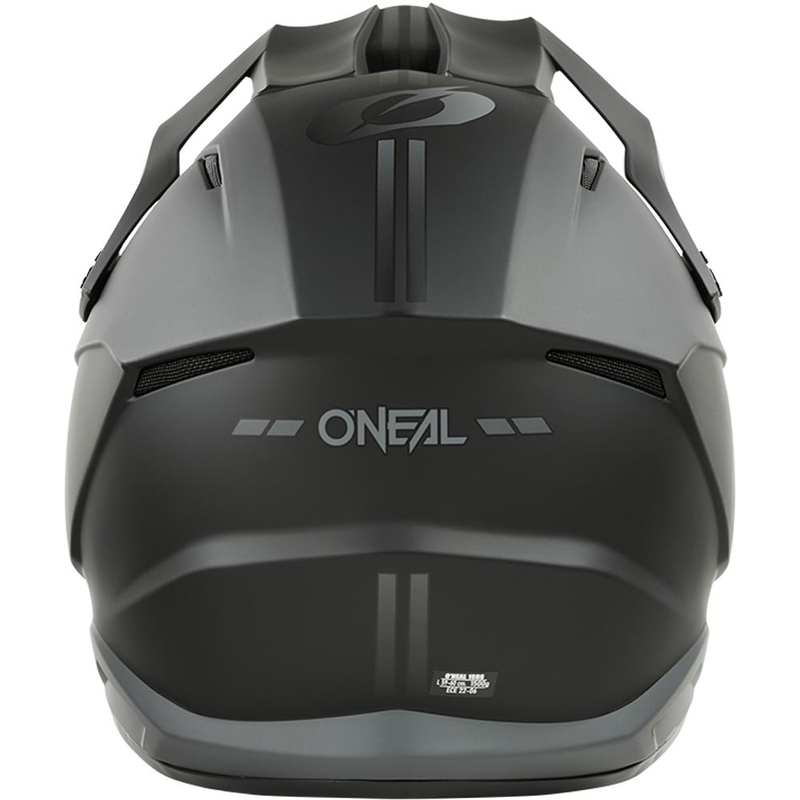 Casco de motocross infantil O'Neal 3SRS Solid negro mate