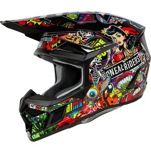 Casco de motocross infantil O'Neal 3SRS Crank mate multicolor
