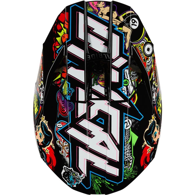 Casco de motocross infantil O'Neal 3SRS Crank mate multicolor