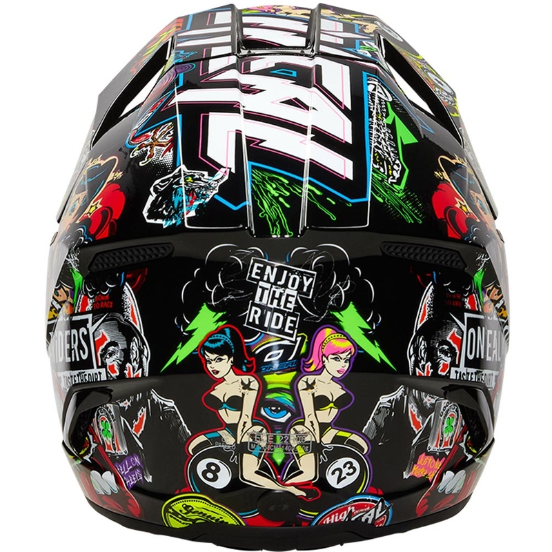 Casco de motocross infantil O'Neal 3SRS Crank mate multicolor