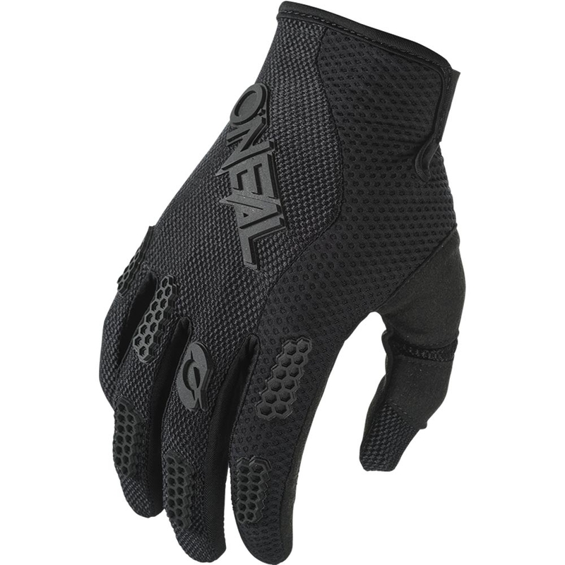 Guantes de motocross para niños O'Neal Element Racewear, color negro.