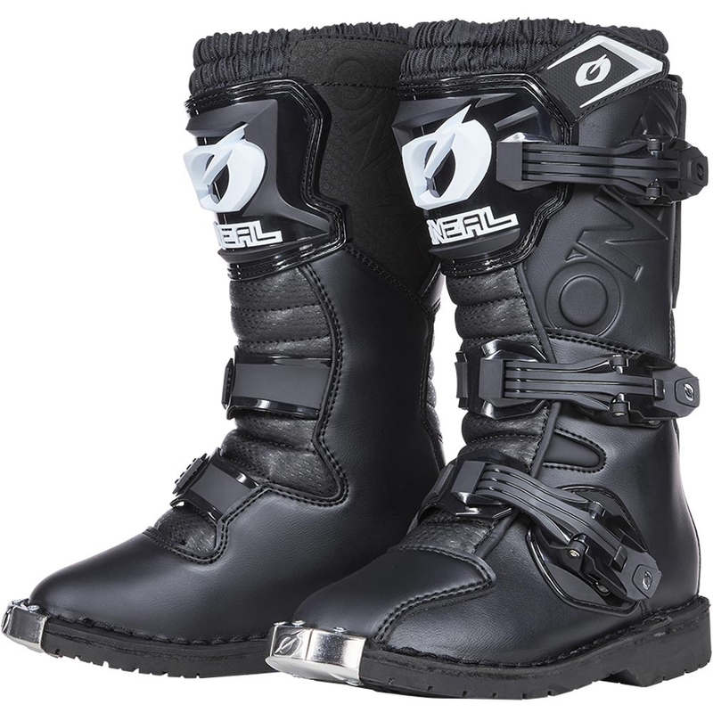 Botas de motocross O´Neal Rider PRO para niños, color negro.