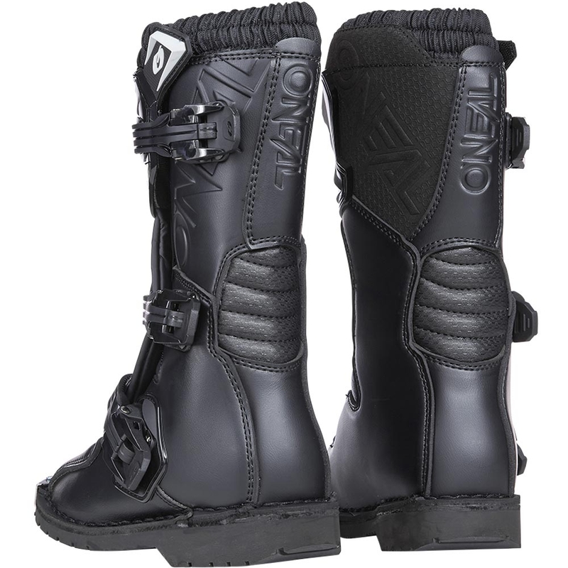 Botas de motocross O´Neal Rider PRO para niños, color negro.