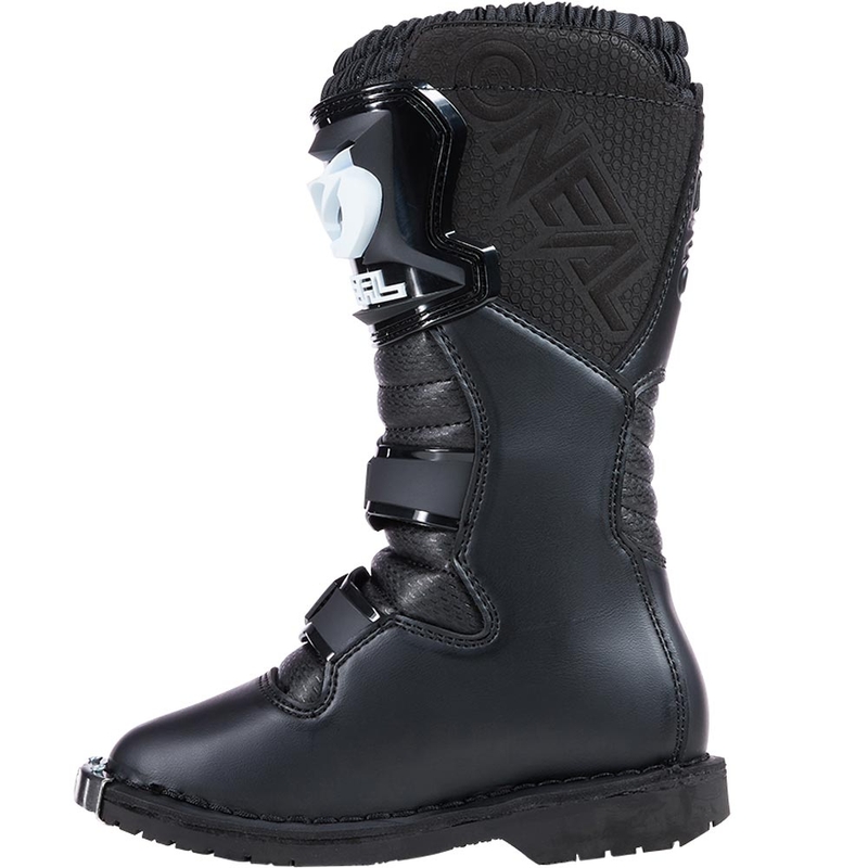 Botas de motocross O´Neal Rider PRO para niños, color negro.