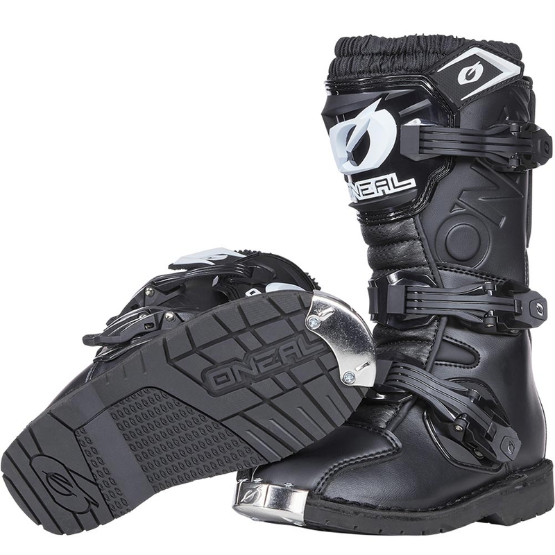 Botas de motocross O´Neal Rider PRO para niños, color negro.