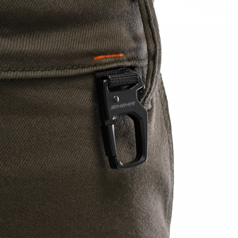 Pantalones vaqueros de moto para mujer Shima Recon verdes