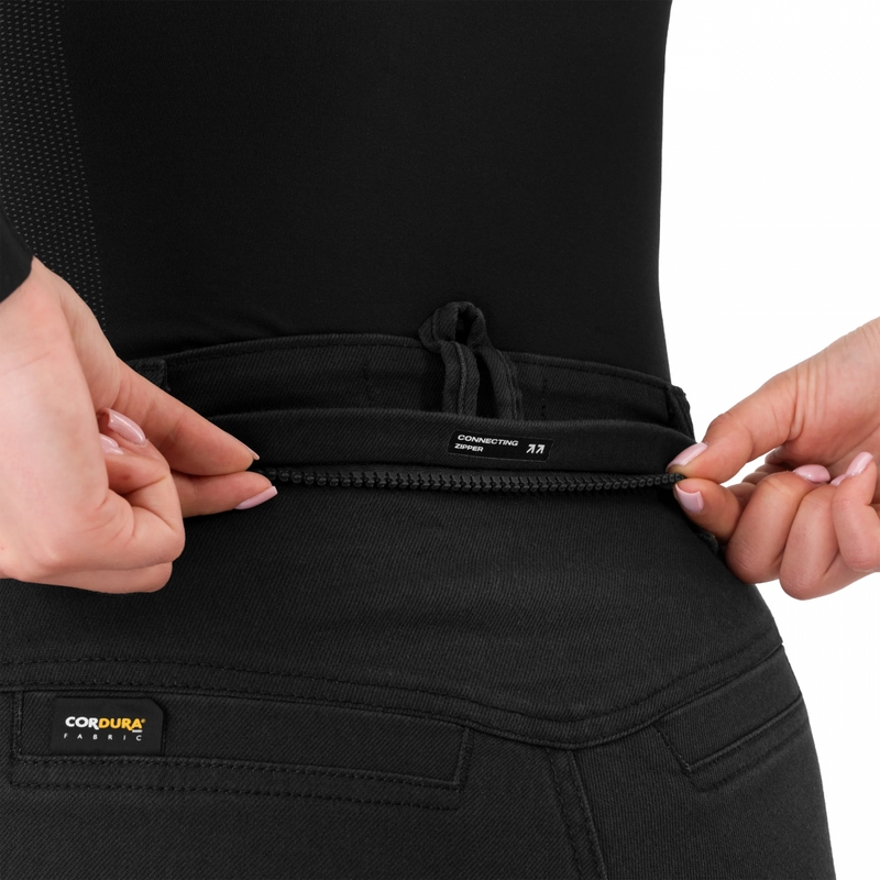 Pantalones de moto para mujer Shima Recon negros