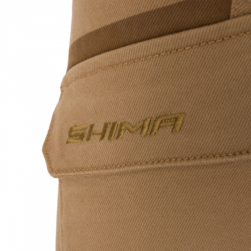 Pantalones de moto Shima Recon para mujer, color arena.