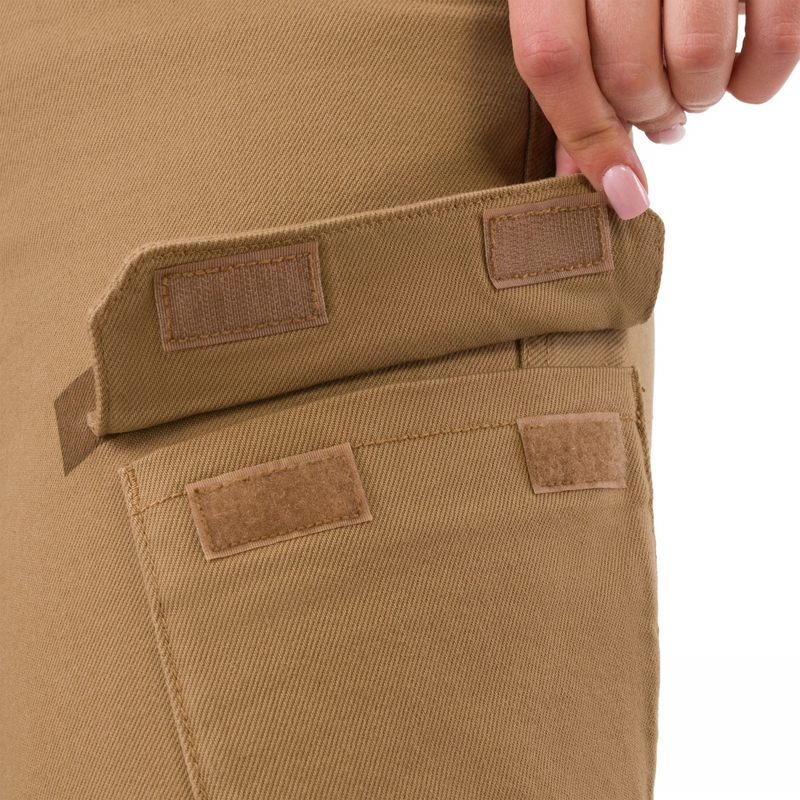 Pantalones de moto Shima Recon para mujer, color arena.