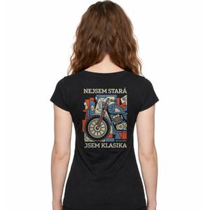 Camiseta de mujer Nanosilver I AM A CLASSIC negra