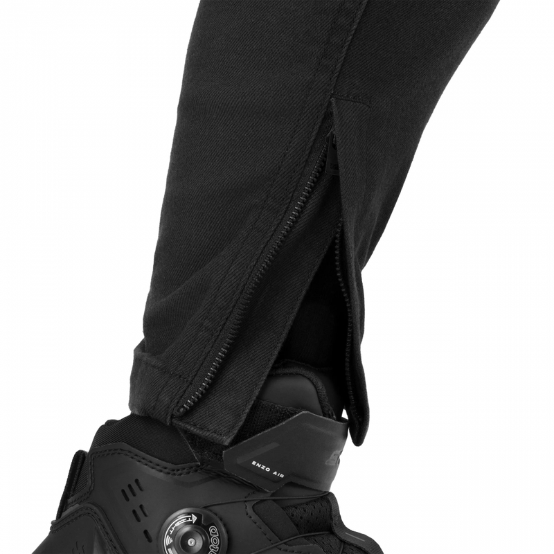 Pantalones vaqueros de moto cortos para mujer Shima Recon negros