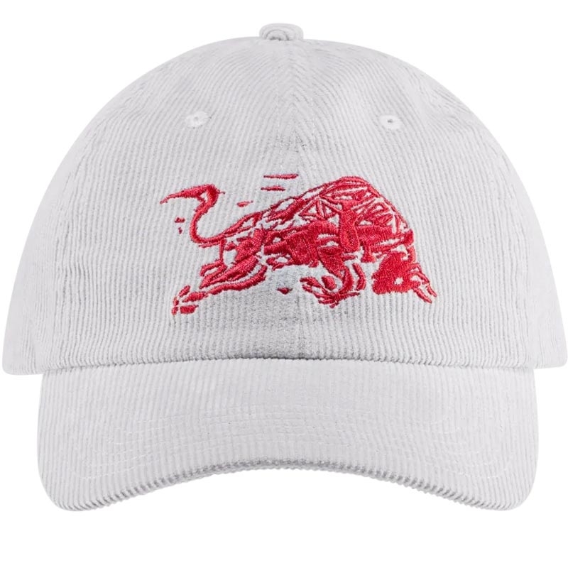 Gorra de pana Red Bull Racing gris claro