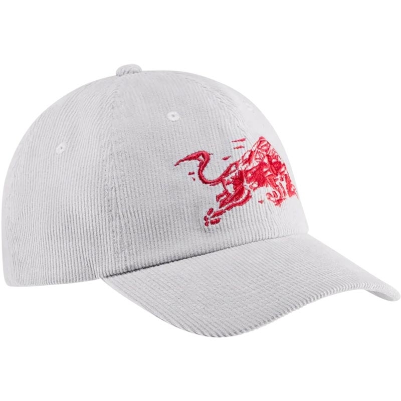 Gorra de pana Red Bull Racing gris claro