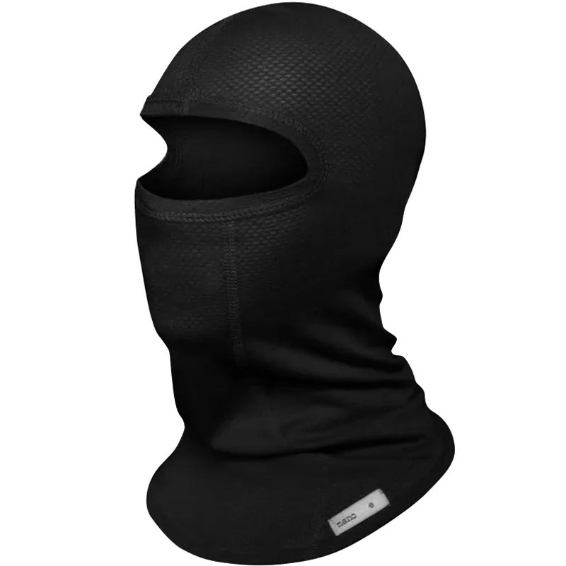 Casco de moto Nanosilver Ski & Moto negro