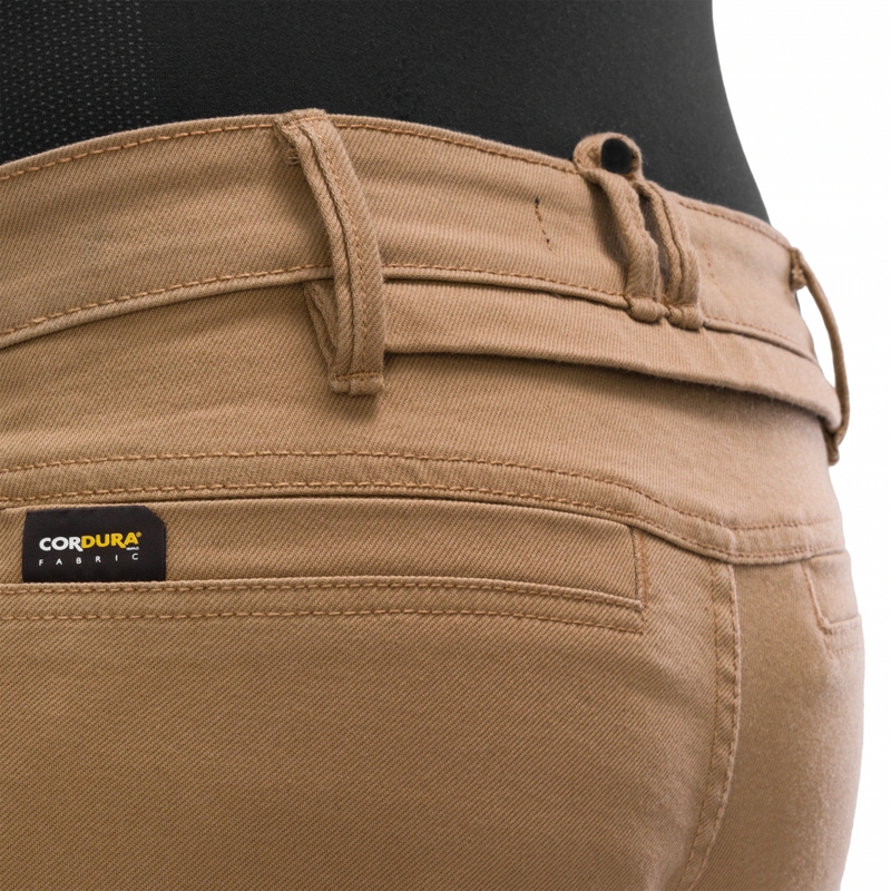 Pantalones vaqueros de moto Shima Recon de corte extendido color arena