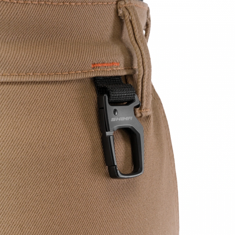 Pantalones vaqueros de moto Shima Recon de corte extendido color arena