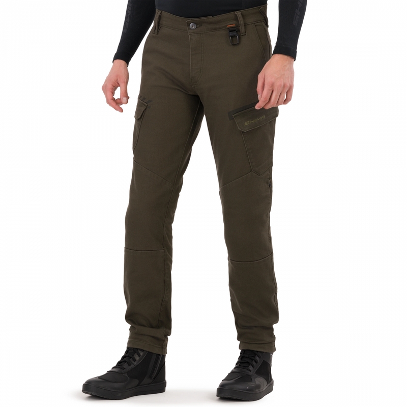 Pantalones largos de moto Shima Recon verdes