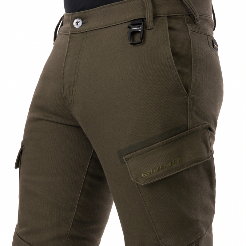 Pantalones largos de moto Shima Recon verdes