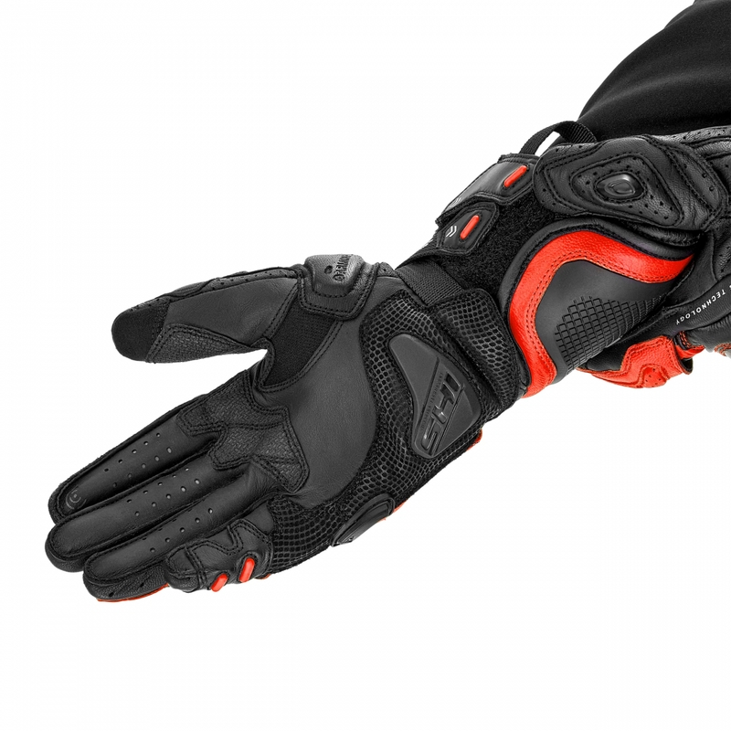 Guantes de moto Shima RS-3 rojo flúor