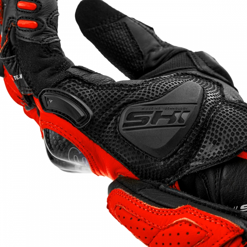 Guantes de moto Shima RS-3 rojo flúor