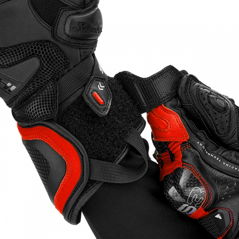 Guantes de moto Shima RS-3 rojo flúor