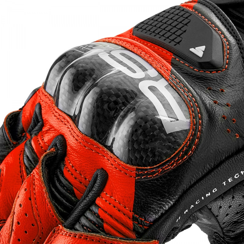 Guantes de moto Shima RS-3 rojo flúor