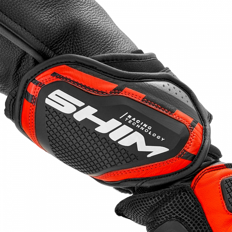 Guantes de moto Shima RS-3 rojo flúor