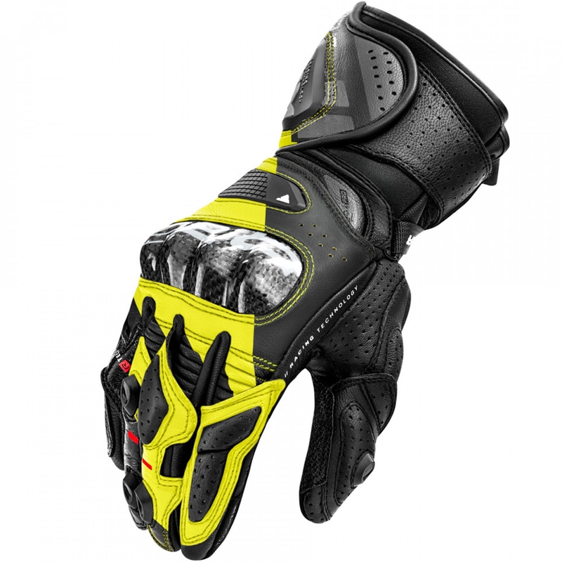 Guantes de moto Shima RS-3 amarillo flúor