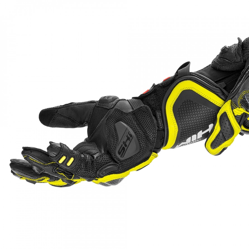 Guantes de moto Shima RS-3 amarillo flúor