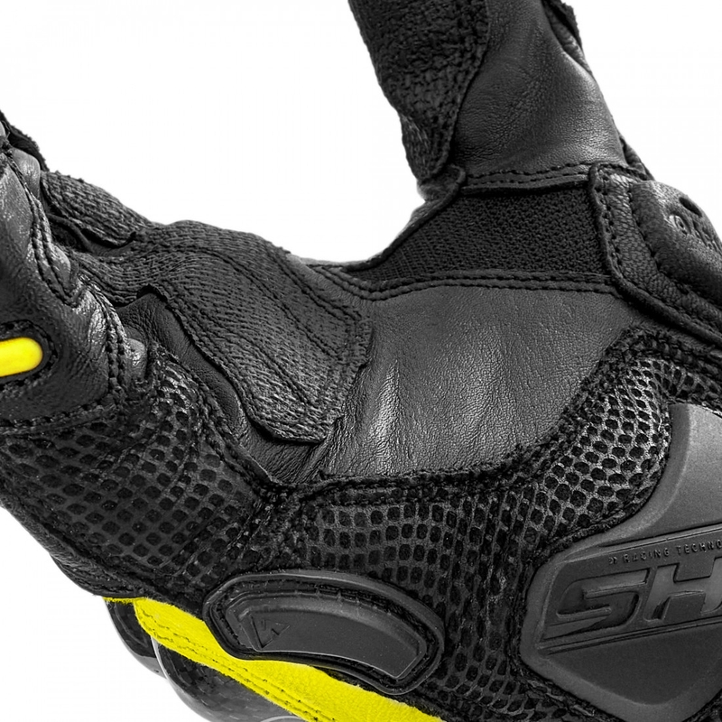 Guantes de moto Shima RS-3 amarillo flúor
