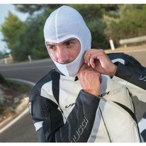 Capucha para casco de moto blanco