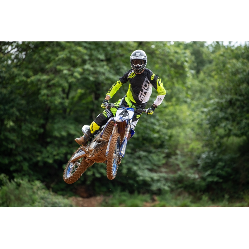 Motokrosový dres Shot DEVO Ultimate černo-fluo žlutý