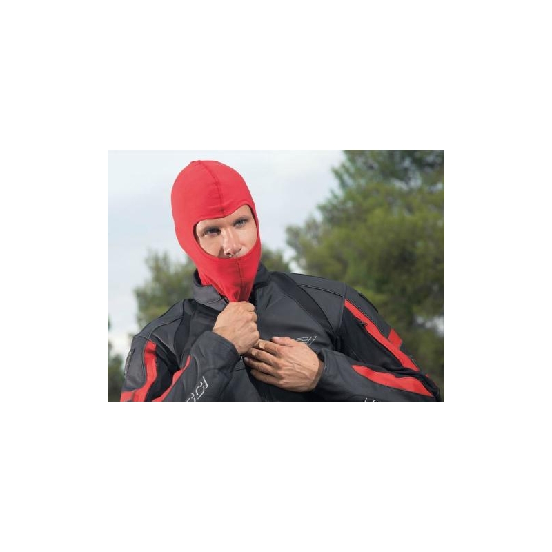 Capó de motocicleta bajo el casco Louis rojo