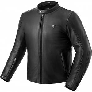 Chaqueta de moto de cuero Shima Hunter 3.0 negra