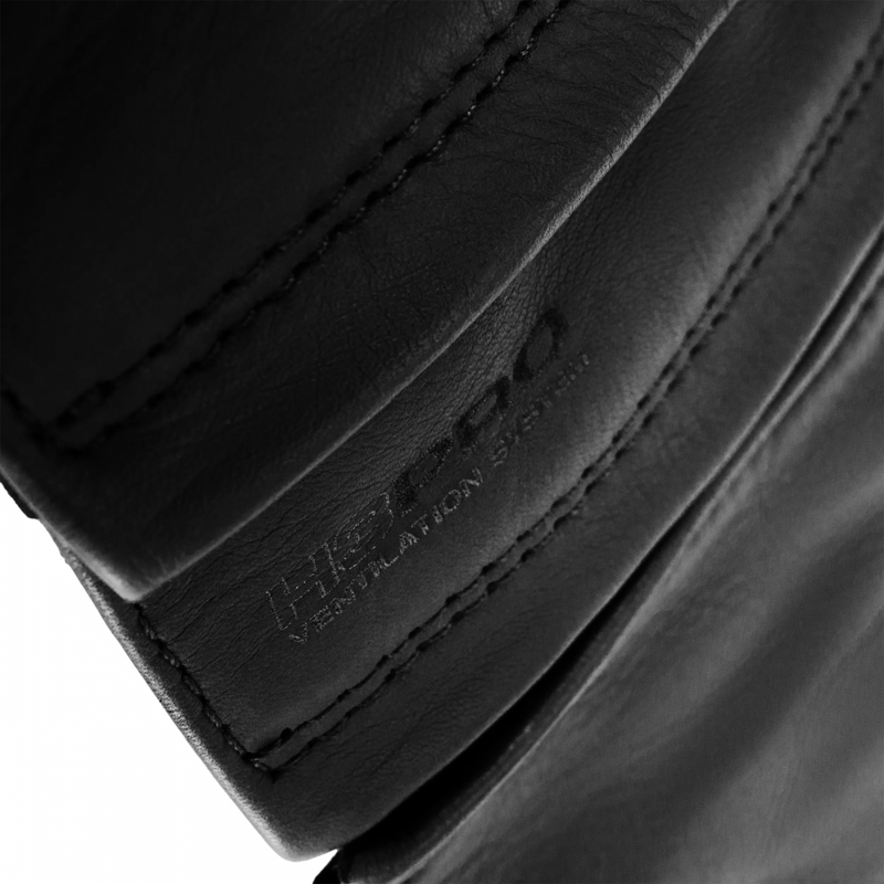 Chaqueta de moto de cuero Shima Hunter 3.0 negra