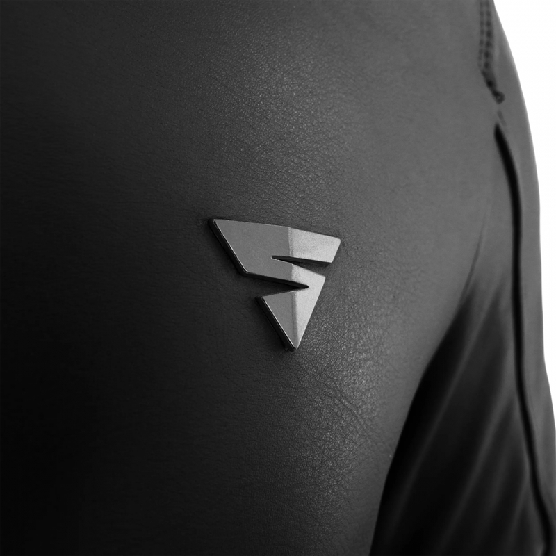 Chaqueta de moto de cuero Shima Hunter 3.0 negra