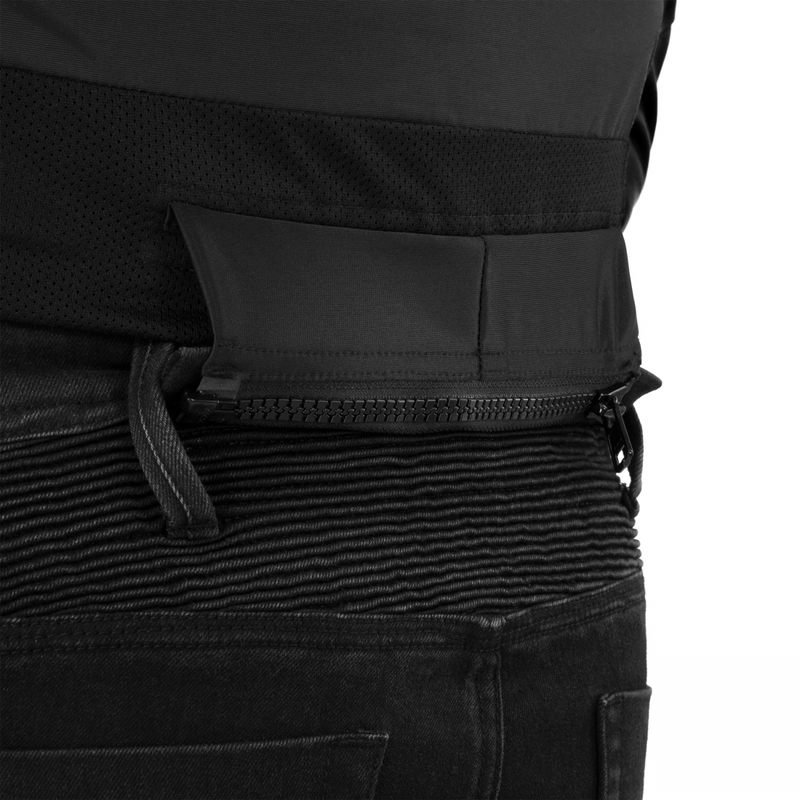 Chaqueta de moto de cuero Shima Hunter 3.0 negra