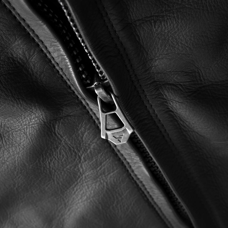 Chaqueta de moto de cuero Shima Hunter 3.0 negra