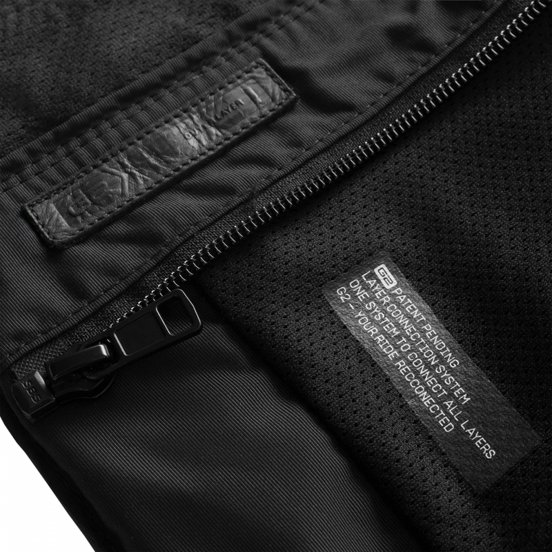 Chaqueta de moto de cuero Shima Hunter 3.0 negra