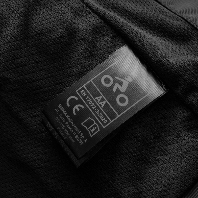 Chaqueta de moto de cuero Shima Hunter 3.0 negra