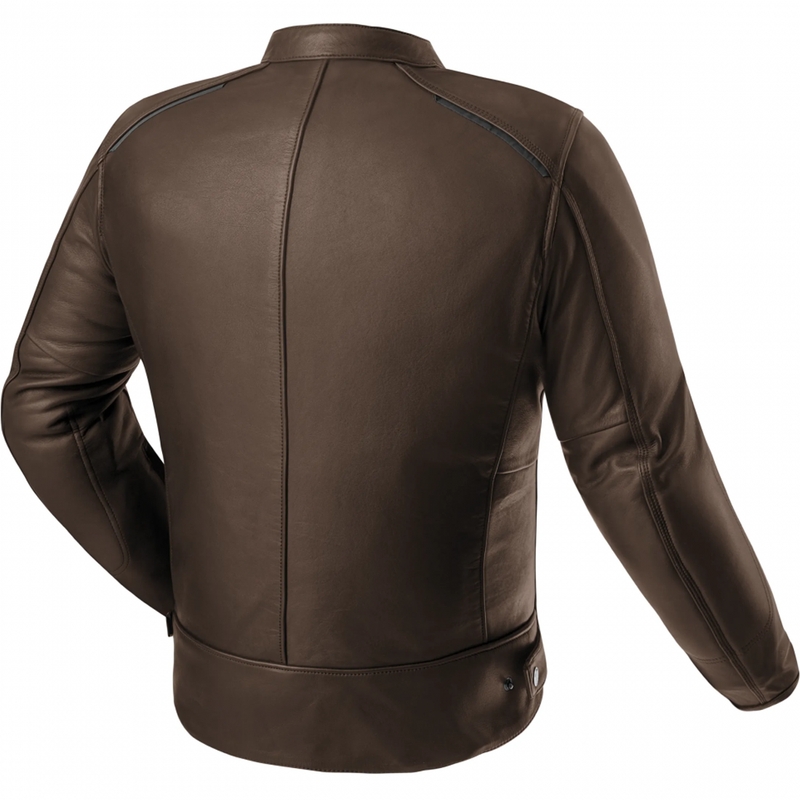 Chaqueta de moto de cuero Shima Hunter 3.0 marrón