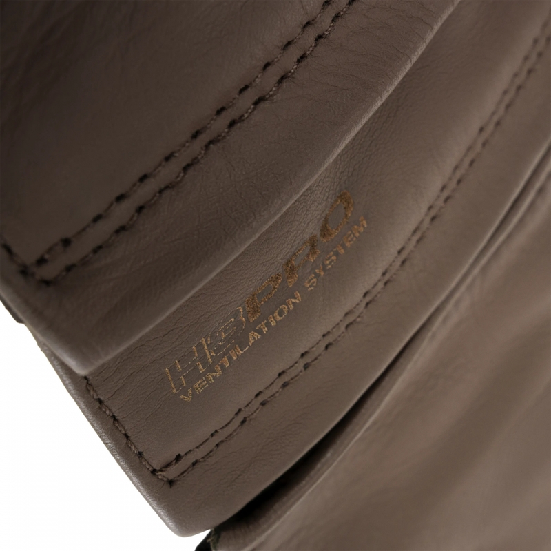 Chaqueta de moto de cuero Shima Hunter 3.0 marrón