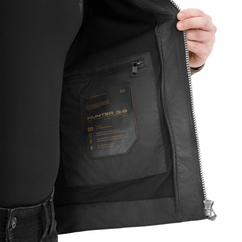Chaqueta de moto de cuero Shima Hunter 3.0 marrón