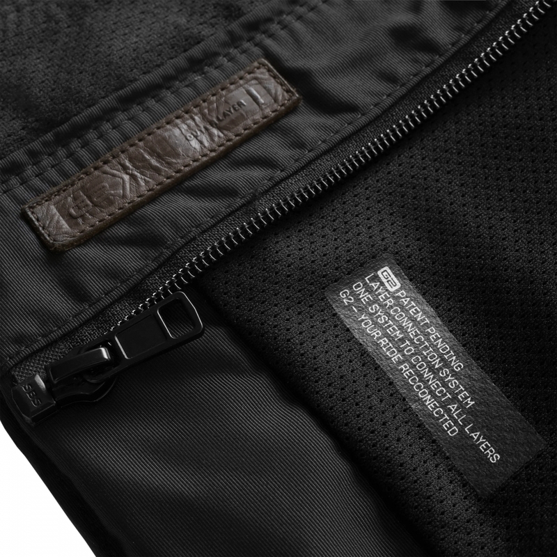 Chaqueta de moto de cuero Shima Hunter 3.0 marrón